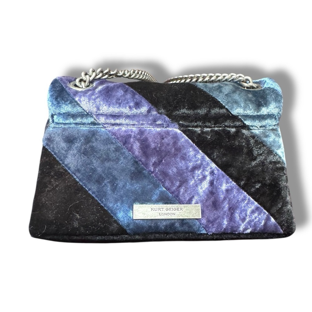 ❌❌SOLD DO NOT PURCHASE ❌❌Kurt Geiger London Velvet Mini Kensington Crossbody - Picture 9 of 10